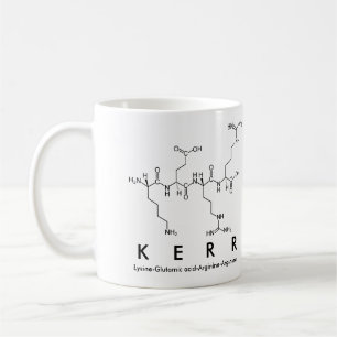 Taza De Café Kerr peptide name mug