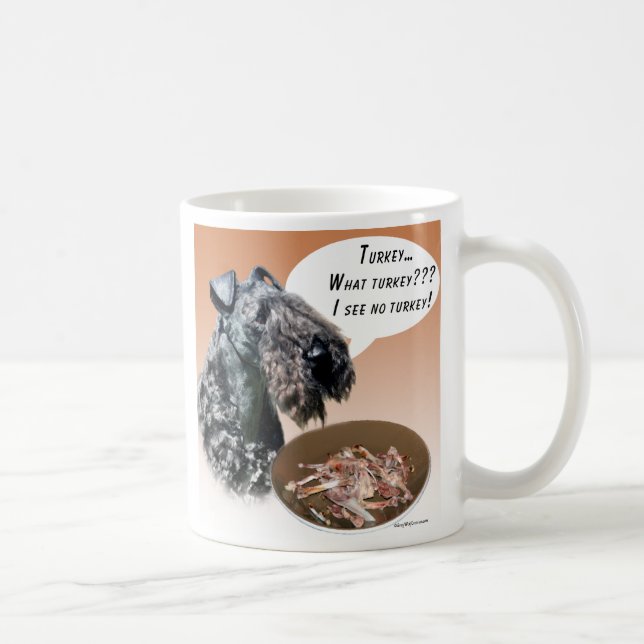 Taza De Café Kerry Blue Terrier Turkey (Derecha)