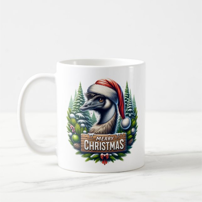 Taza De Café Kerst Emoe (Izquierda)