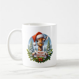 Taza De Café Kerst Giraf