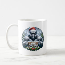Taza De Café Kerst Gorilla