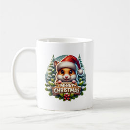 Taza De Café Kerst Hamster