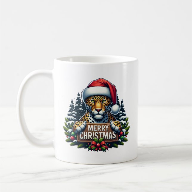 Taza De Café Kerst Jaguar (Izquierda)