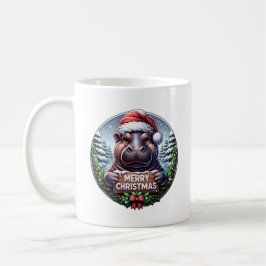Taza De Café Kerst Nijlpaard