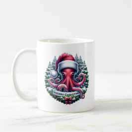Taza De Café Kerst Octopus