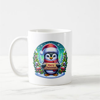 Taza De Café Kerst Penguin