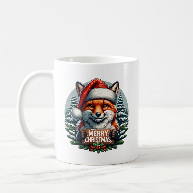 Taza De Café Kerst Vos (Izquierda)