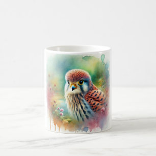Taza De Café Kestrel in the Breeze 020924AREF130 - Watercolor