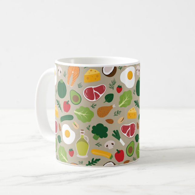 Taza De Café Keto Coffee Mug (Anverso izquierdo)