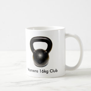 Taza De Café Kettlebell, club para mujer 16kg