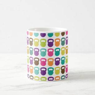 Taza De Café Kettlebells colorido para