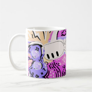 Taza De Café Keychain acrílico