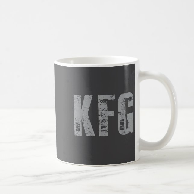 Taza De Café Kfg Keep F'n Going Military Style  (Derecha)