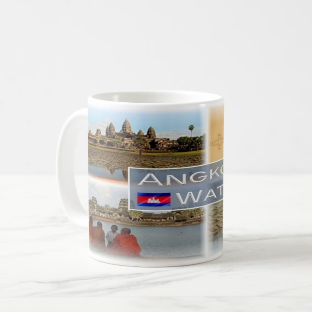 Taza De Café KH Cambodia - Angkor Wat - (Anverso izquierdo)