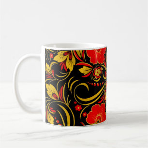 Taza De Café Khokhloma ruso
