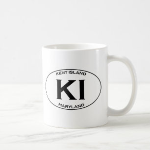 Taza De Café KI - Isla Maryland de Kent