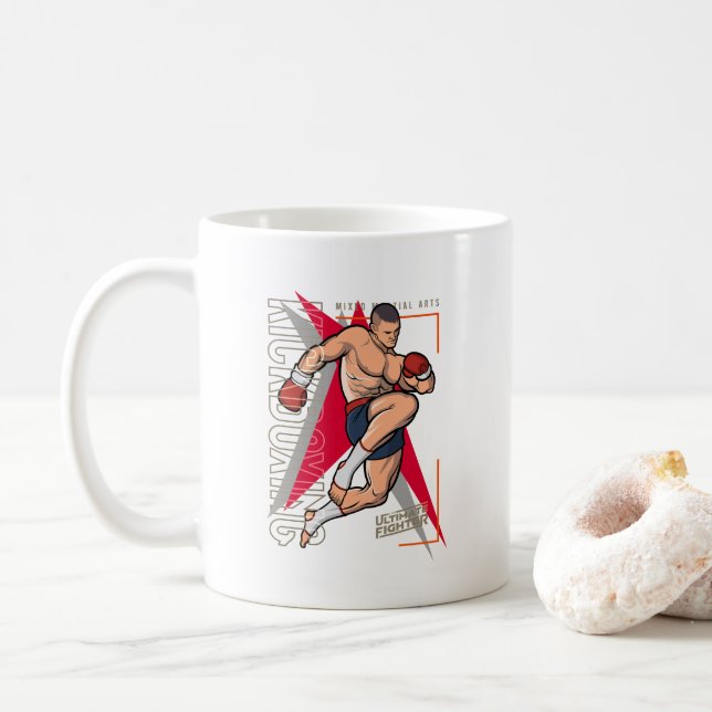 Taza De Café Kickboxing | #11 Classic Mug (Con donut)