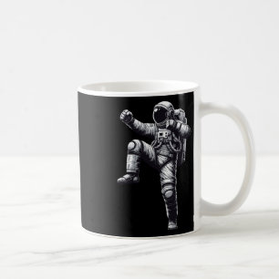 Taza De Café Kickboxing astronauta tailandés muay