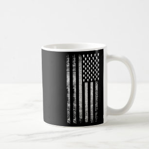 Taza De Café Kickboxing Bandera Americana