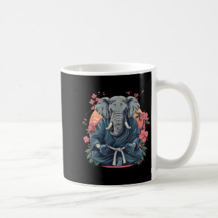 Taza De Café Kickboxing Elefante Karate Taekwondo Jiu-Jitsu MMA