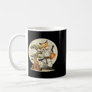 Taza De Café Kickboxing Fox Taekwondo Karate Mma Divertido Arte