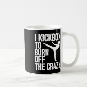Taza De Café Kickboxing Genial Para Hombres Mujeres Kickboxer J
