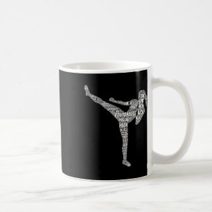 Taza De Café Kickboxing Kickboxer Karate Chicas Mujeres Niños 1