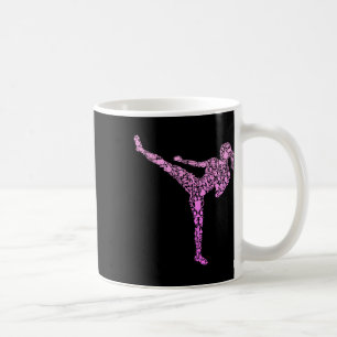 Taza De Café Kickboxing Kickboxer Karate Chicas Niñas Mujeres 