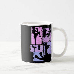 Taza De Café Kickboxing Kickboxer Taekwondo Karate Chicas Niños