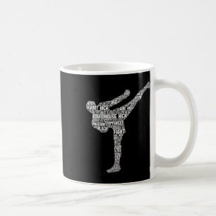 Taza De Café Kickboxing Kickboxer Taekwondo Karate Niños Niño