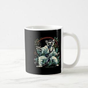 Taza De Café Kickboxing Lemur Artes Marciales Karate Jiu-Jitsu