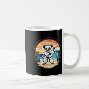Taza De Café Kickboxing Lemur Artes Marciales Karate Jiu-Jitsu 