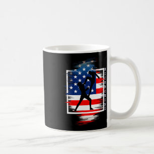 Taza De Café Kickboxing para deportista artes marciales Usa Pat