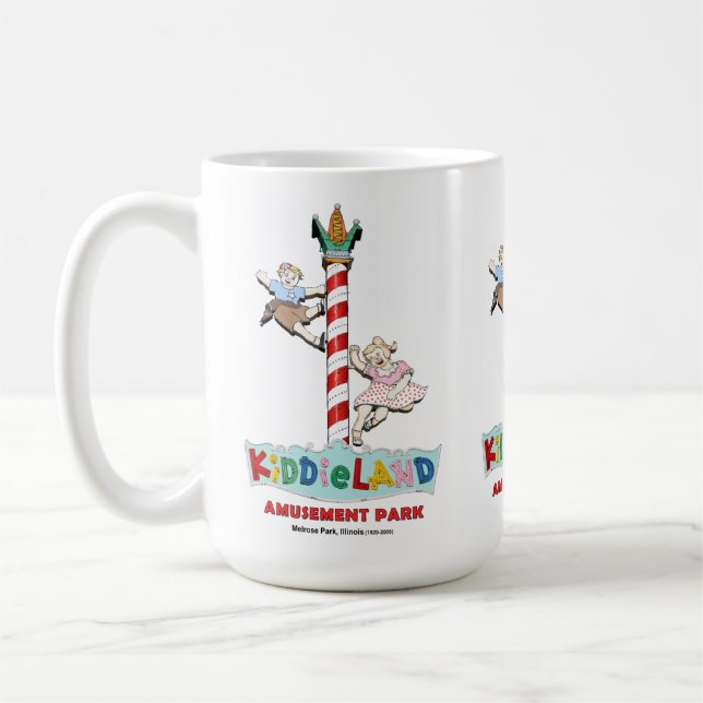 Taza De Café Kiddieland Melrose Park, IL, Pole Rótulo (Izquierda)