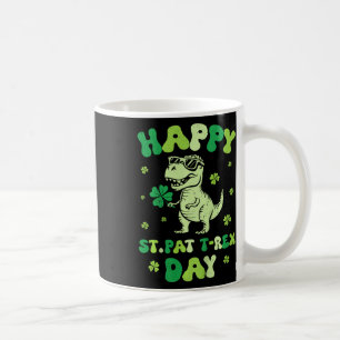 Taza De Café Kids Groovy Feliz St Pat T Rex Día Dino Patricks D