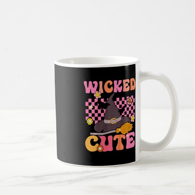 Taza De Café Kids Groovy Wicks Cute Witch Halloween Costume Ki (Derecha)