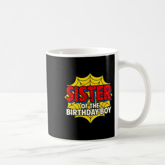 Taza De Café Kids Sister Of The Birthday Boy Sder Theme Party M (Derecha)