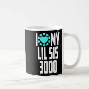 Taza De Café Kids Superhero Movie Quote I Love My Lil Sis 3000