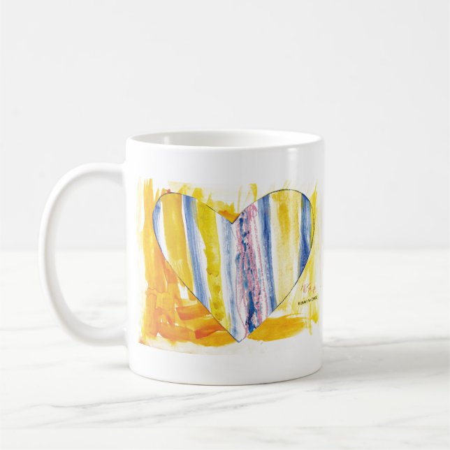 Taza De Café KidsArt para CHOC - Gran Corazón (Izquierda)