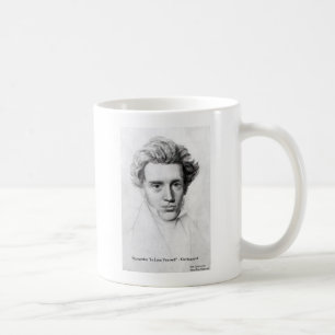 Taza De Café Kierkegaard "Ama A Ti Mismo" Cita De Amor Regalos 