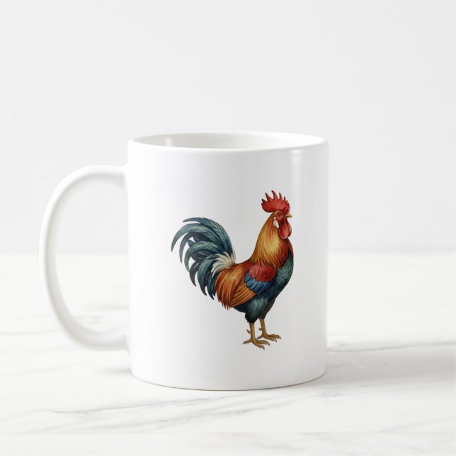 Taza de café Kikiriki Rooster (Izquierda)