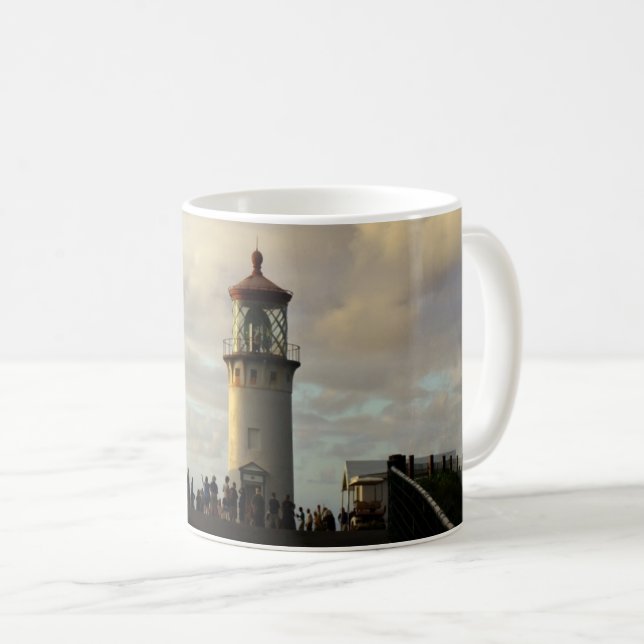 Taza De Café Kilauea Lighthouse Coffee Mug (Anverso derecho)