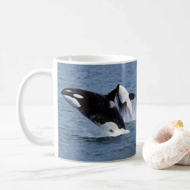 Taza De Café Killer whale (Con donut)