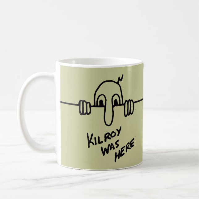 Taza De Café Kilroy estaba aquí (Izquierda)