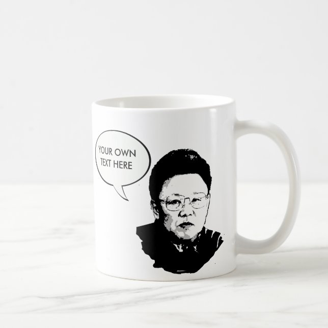 Taza De Café Kim Jong Il (Derecha)