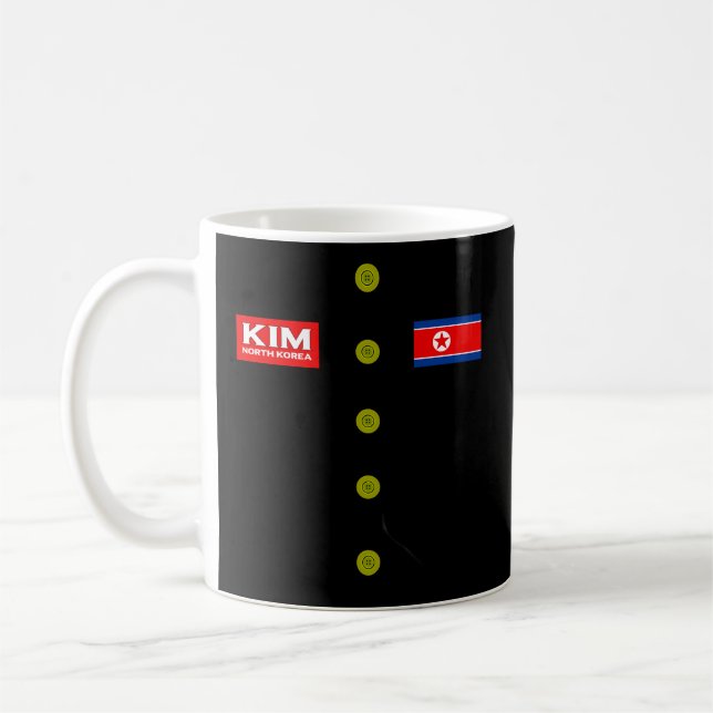 Taza De Café Kim Jong Un Halloween (Izquierda)