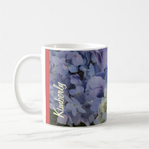 Taza De Café Kimberly Hydrangeas Mug #2 con nombre de Personali