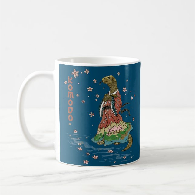 Taza De Café Kimono Dragon (Izquierda)