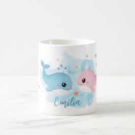 Taza De Café Kindertasse - Kleine Wale |