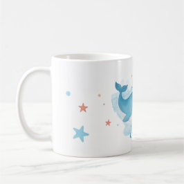 Taza De Café Kindertasse - Kleine Wale  | 